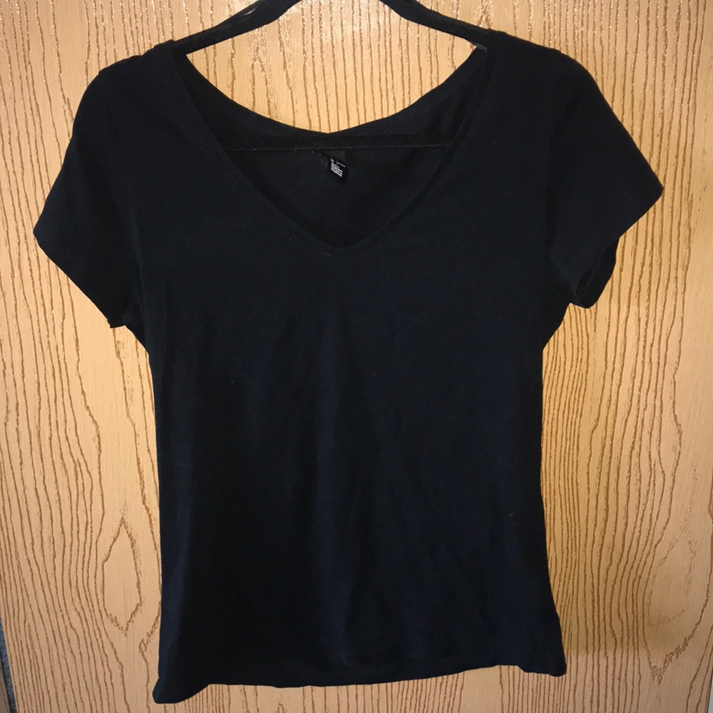 Black V Neck